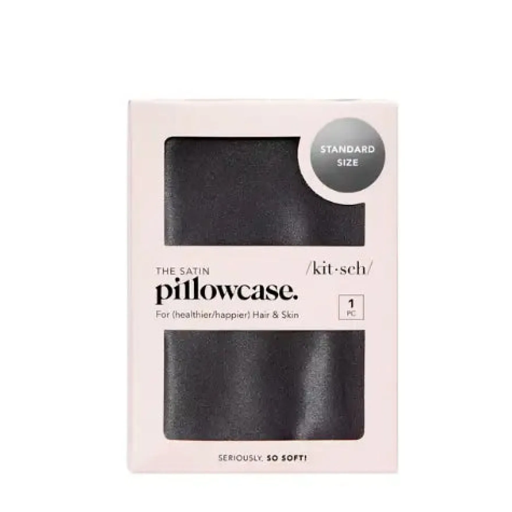 Satin Pillowcase Charcoal