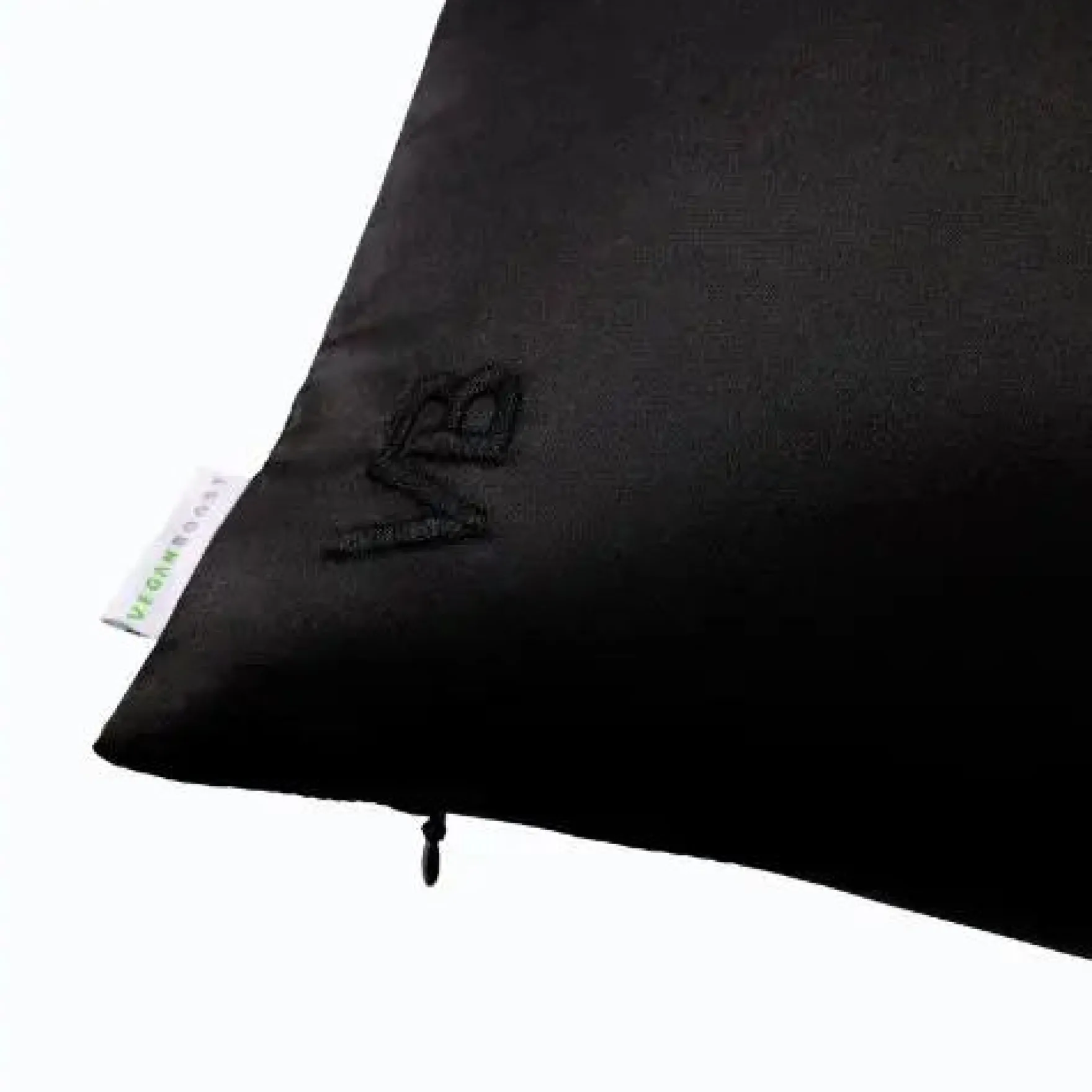 Satin Pillowcase Lava Stone Black
