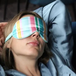 Satin Sleep Mask Bold Stripe