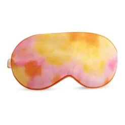 Satin Sleep Mask Orange Tye Dye