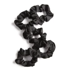 Satin Sleep Scrunchies Black