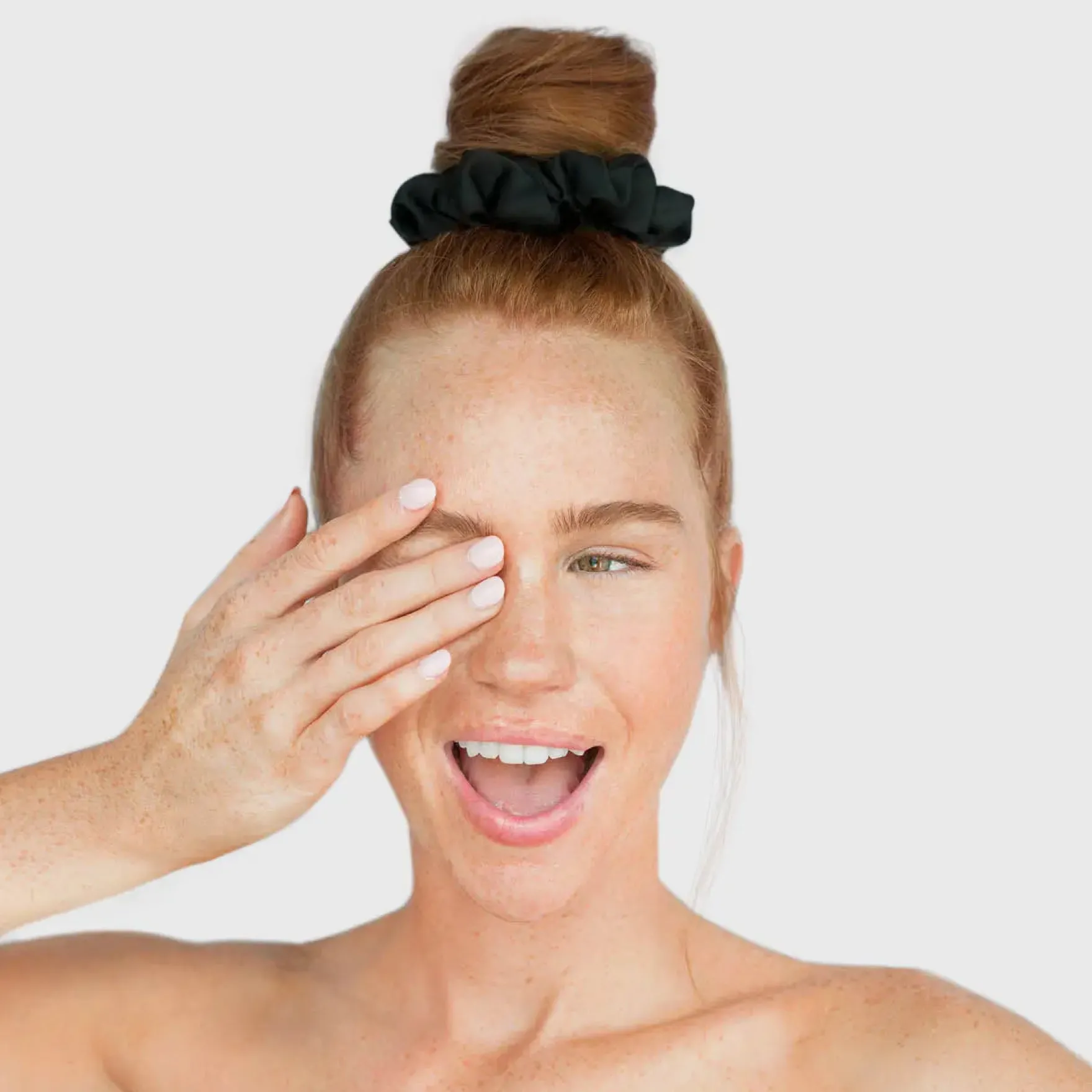 Satin Sleep Scrunchies Black
