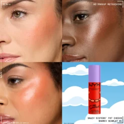 Saucy Sisters Juicy Liquid Blush Selma Snarky Scarlet