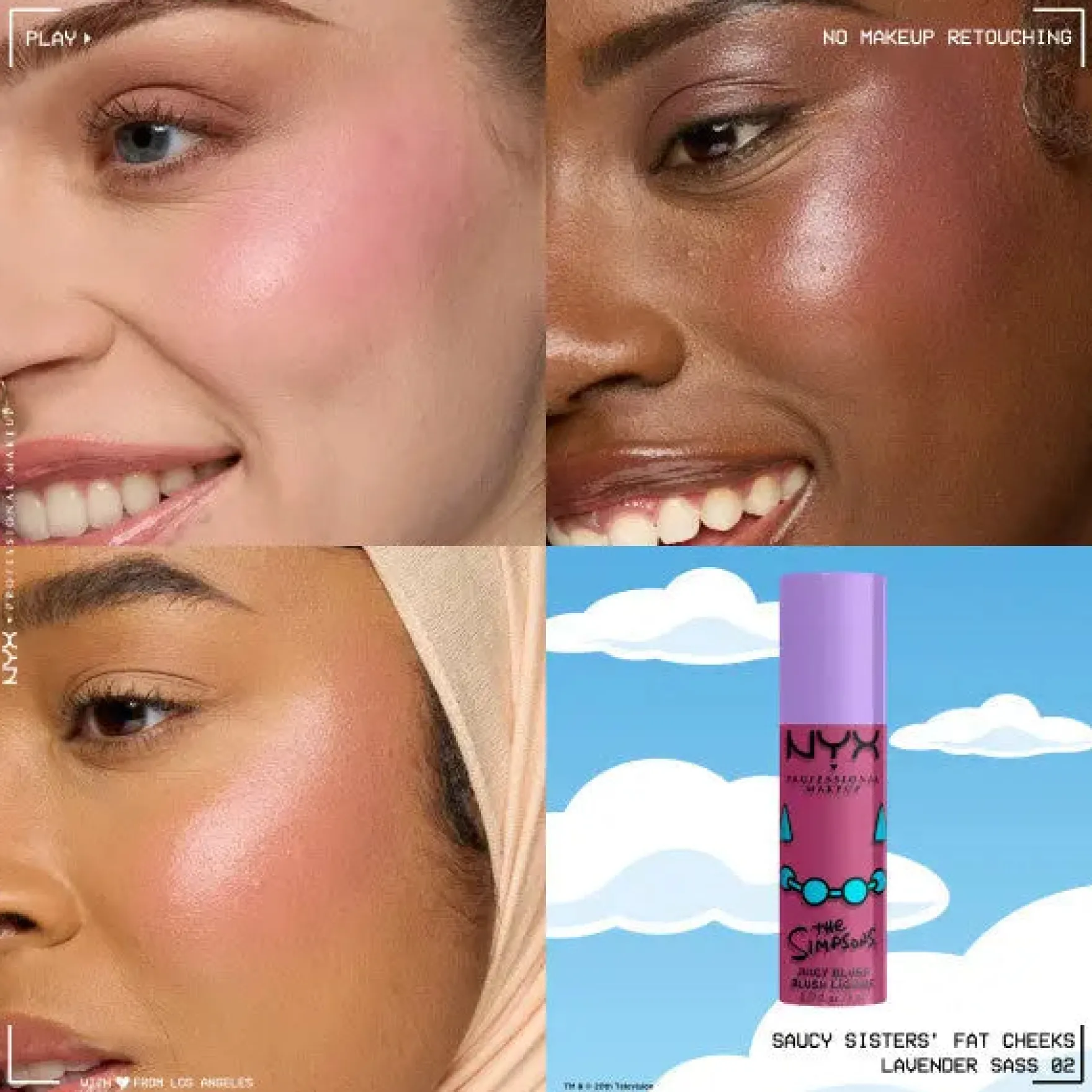 Saucy Sisters Juicy Liquid Blush Patty Lavender Sass