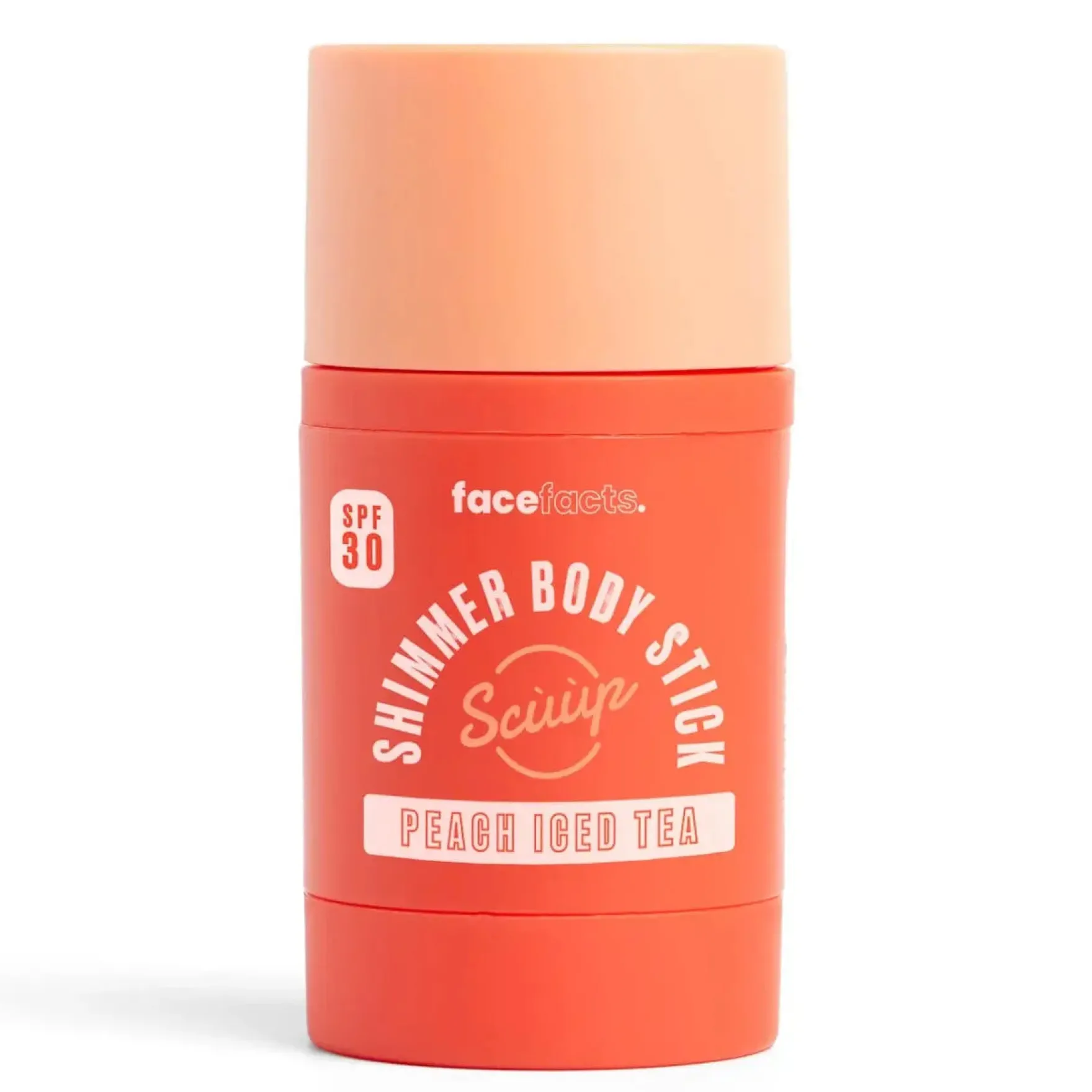 Scuup Peach Iced Tea SPF30 Shimmer Body Stick
