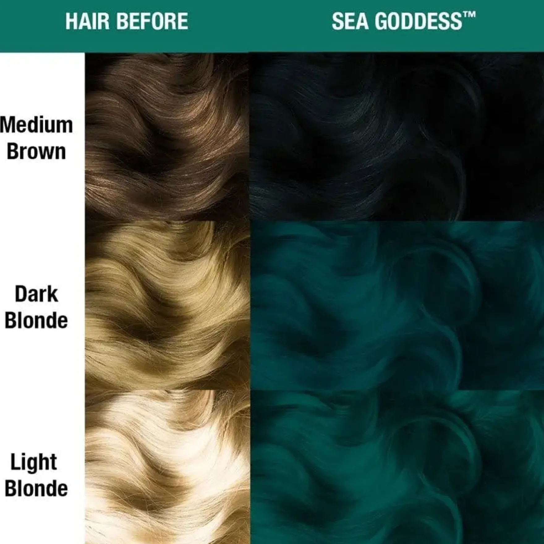 Sea Goddess Hair Color