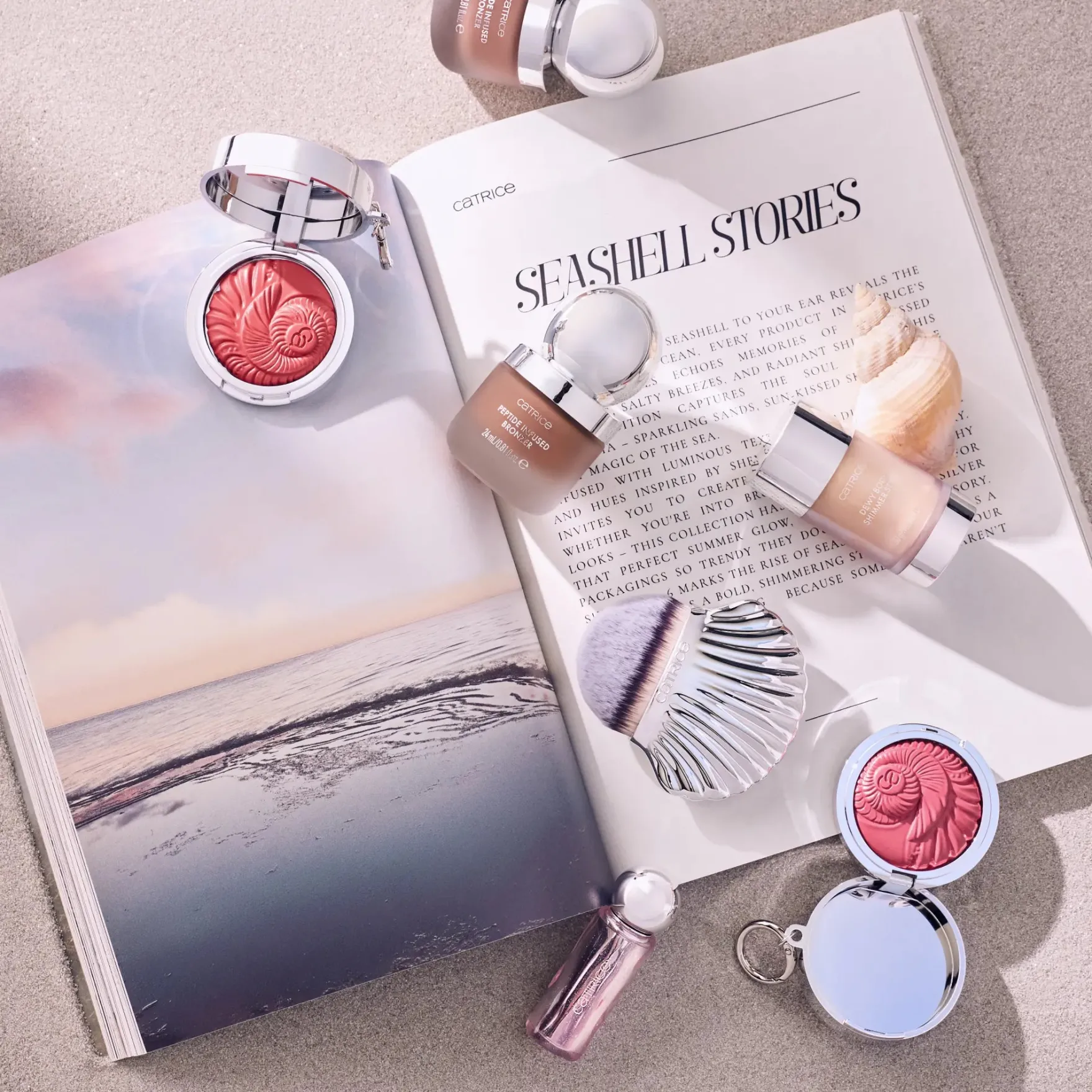 Seashell Stories Seashell Face & Body Brush C01 Ocean’s Treasure