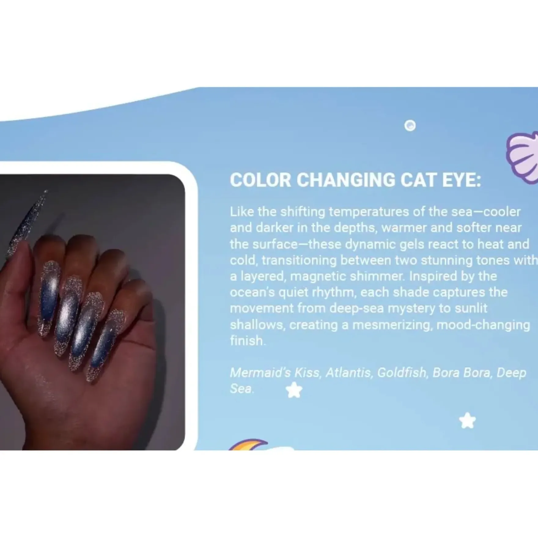 Sea x Sky Magnetic Cat Eye Gel Polish Deep Sea