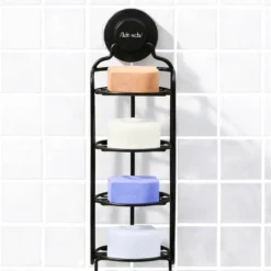 Self Draining Shower Caddy Black