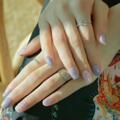 Semi Cured Gel Nail Strips N Afterglow