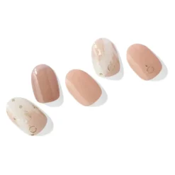 Semi Cured Gel Nail Strips N Almond Blossom