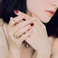 Semi Cured Gel Nail Strips N Rosewood