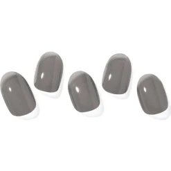 Semi Cured Gel Nail Strips N Tint Black