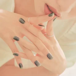 Semi Cured Gel Nail Strips N Tint Black