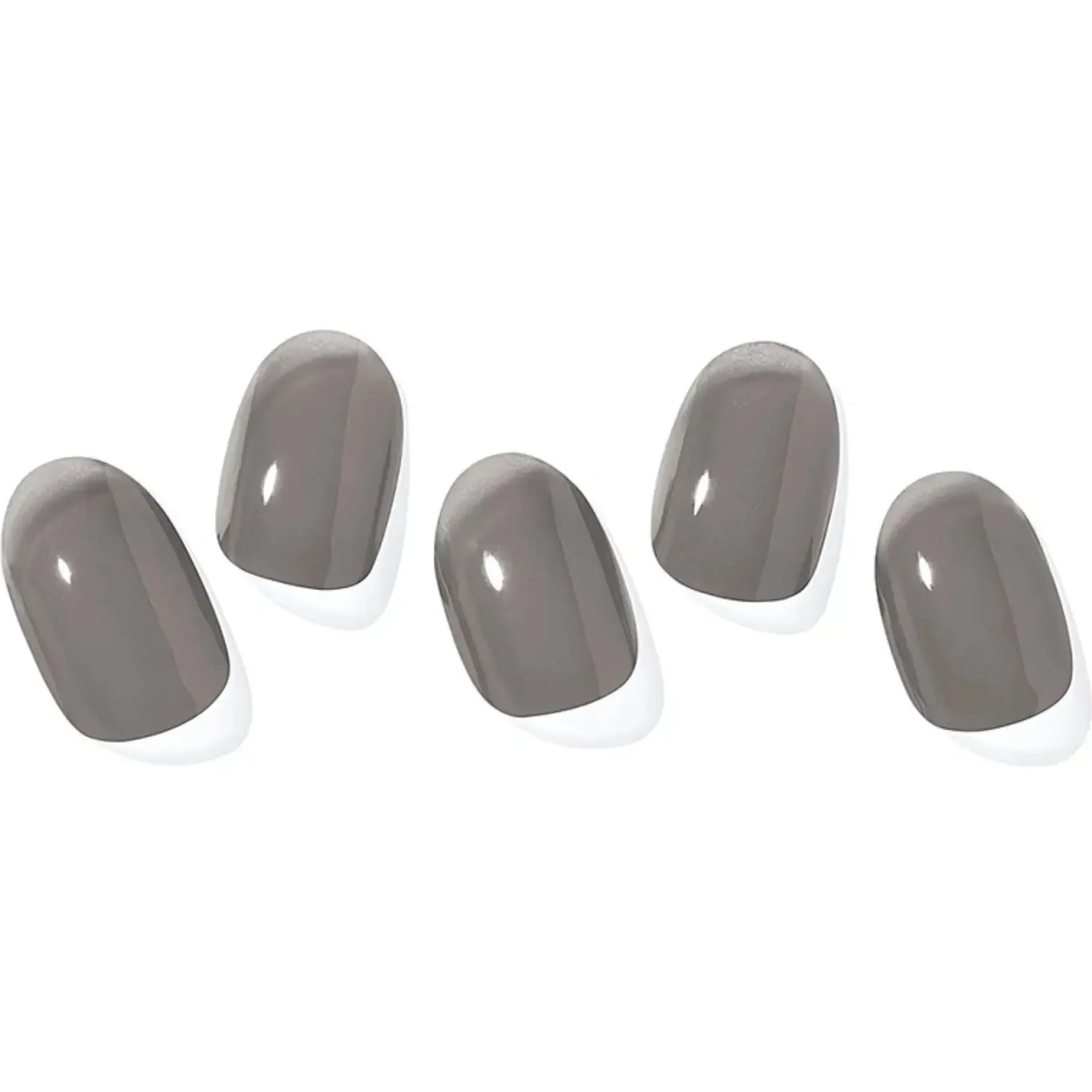 Semi Cured Gel Nail Strips N Tint Black