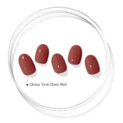 Semi Cured Gel Nail Strips N Tint Brick