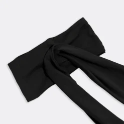 Set & Flow Heatless Curling Headband Black