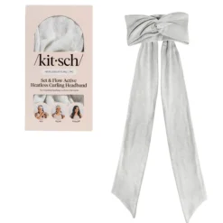 Set & Flow Heatless Curling Headband Heather Gray