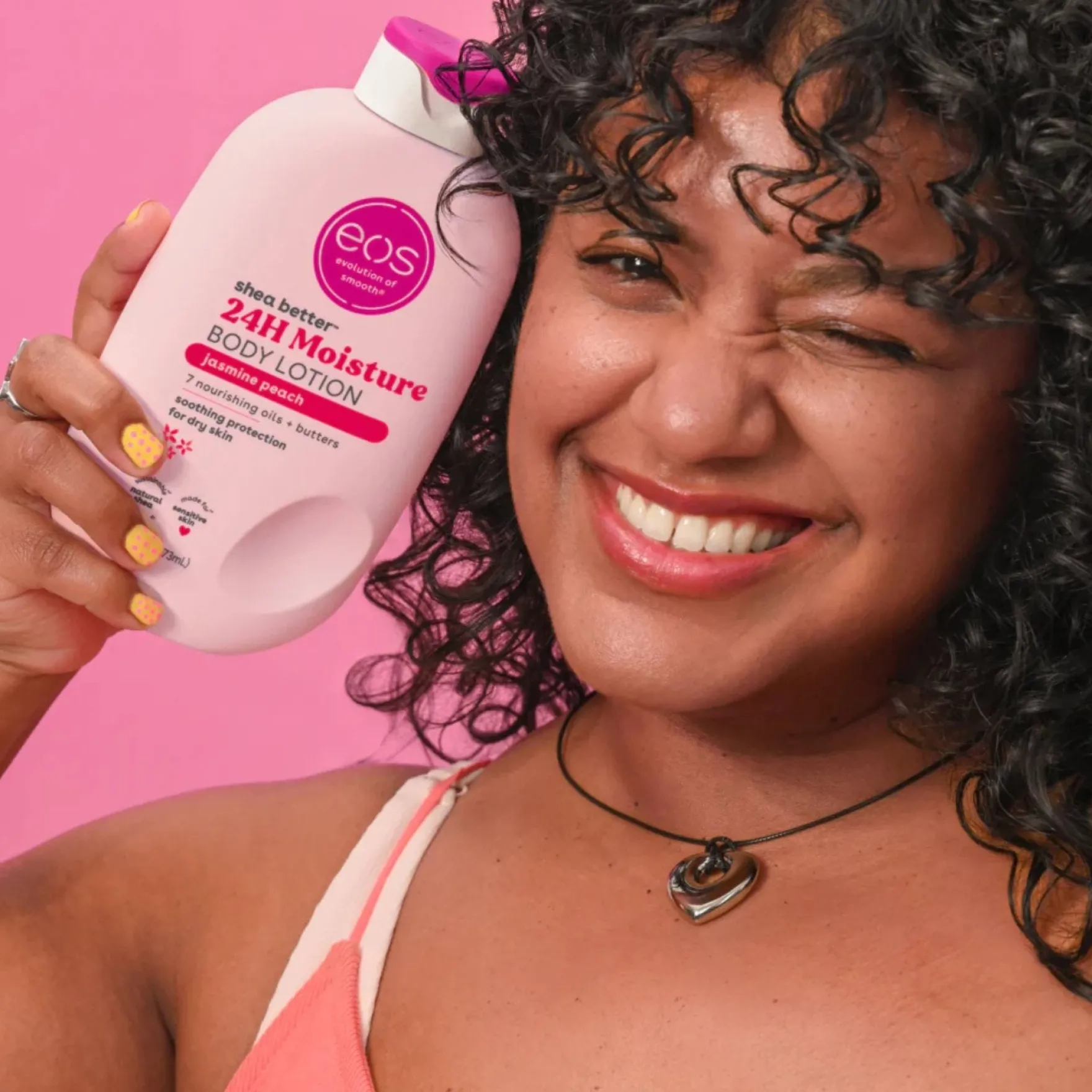Shea Better Body Lotion Jasmine Peach Flip Cap