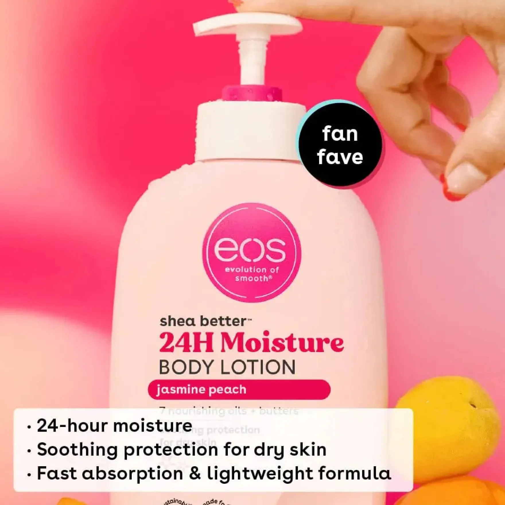 Shea Better 24H Moisture Body Lotion Jasmine Peach