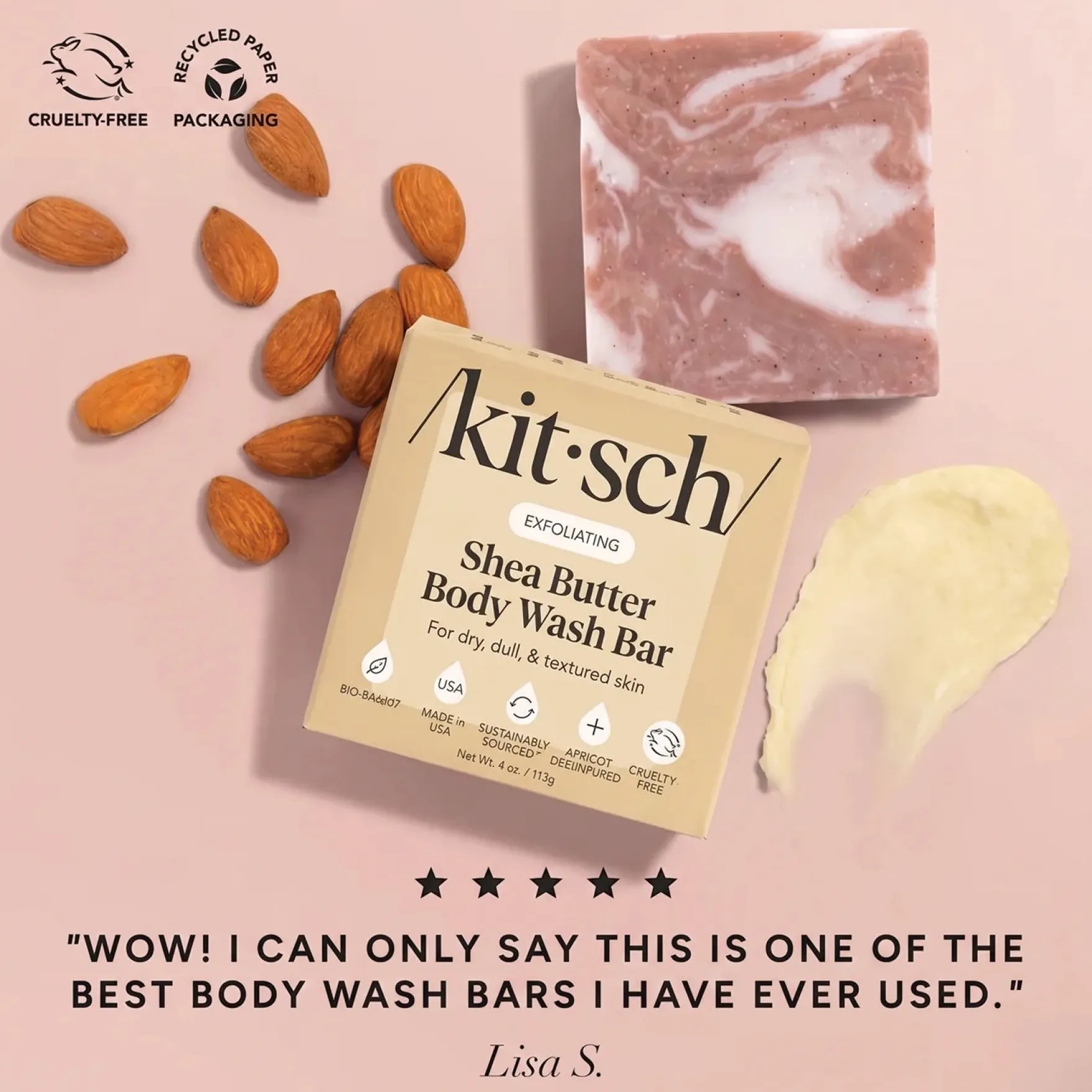Shea Butter Exfoliating Solid Body Wash