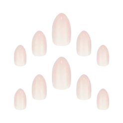 Sheer Tint Satin Slippers Nails