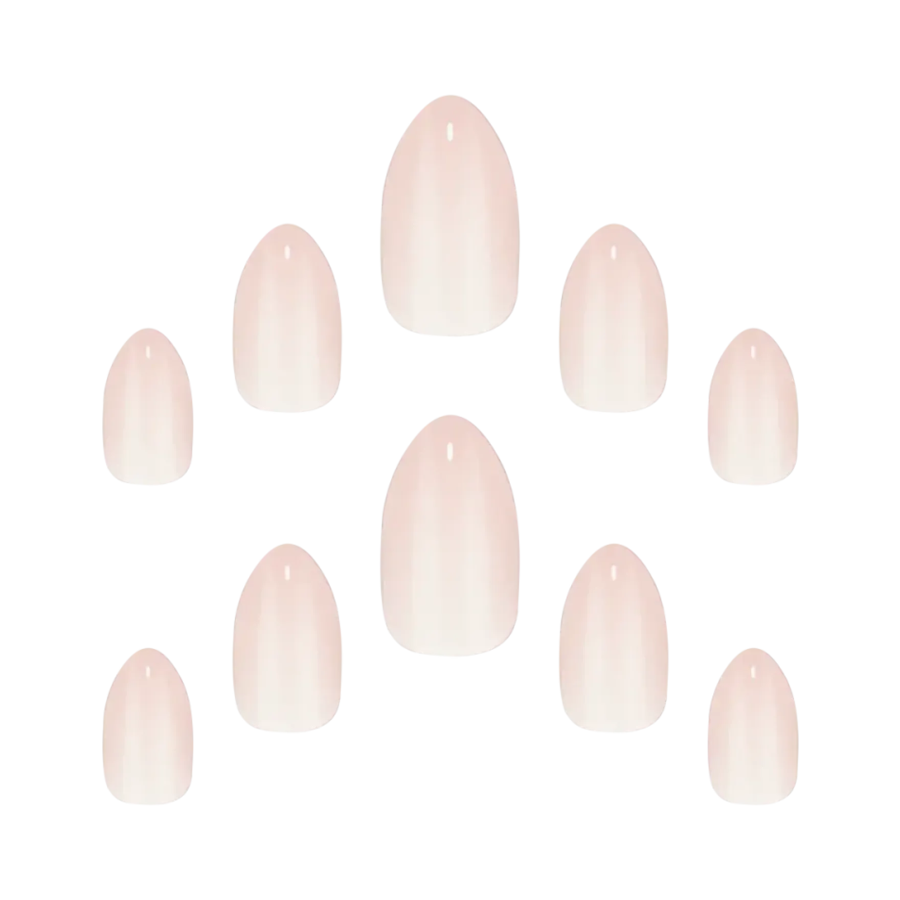 Sheer Tint Satin Slippers Nails