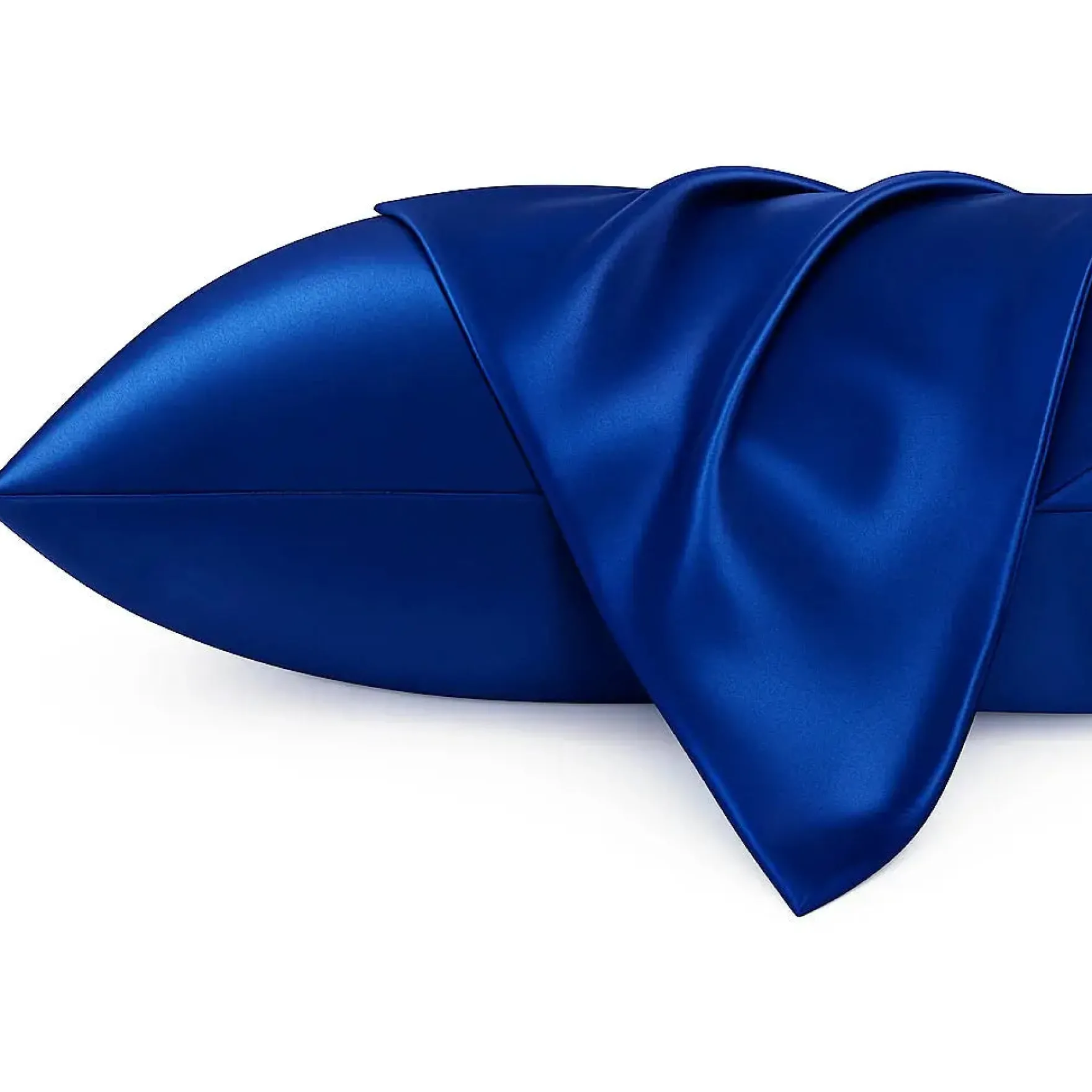 Silky Satin Pillowcase Dark Blue