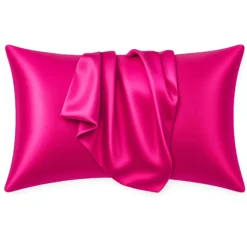 Silky Satin Pillowcase Fuchsia