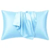 Silky Satin Pillowcase Light Blue