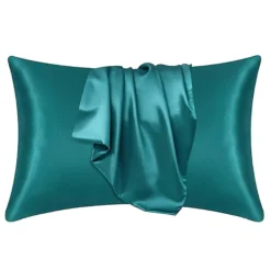Silky Satin Pillowcase Teal