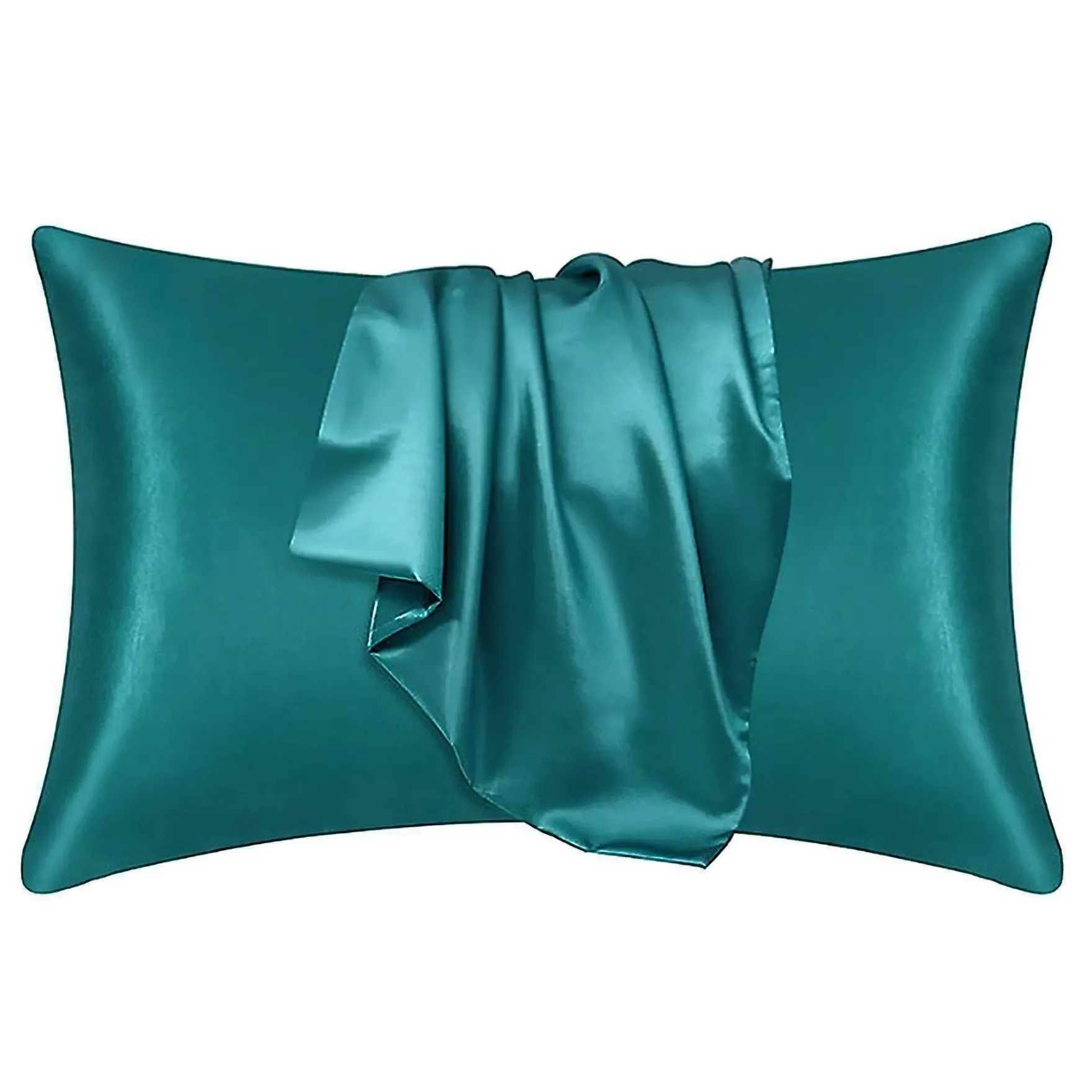 Silky Satin Pillowcase Teal