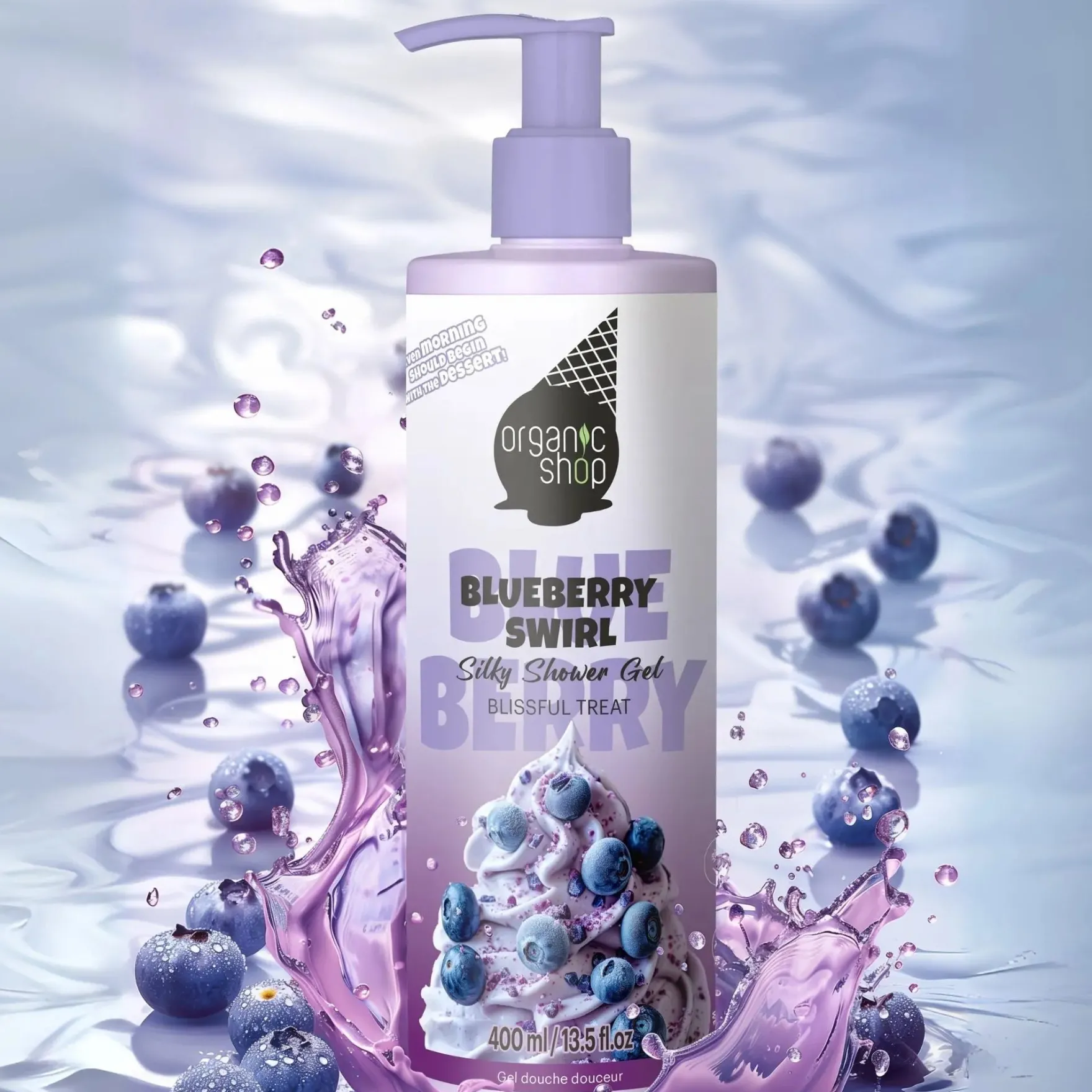 Silky Shower Gel Blueberry Swirl
