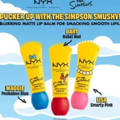 Simpson Smushy Blurred Finish Matte Lip Balm Maggie Peekaboo Blue