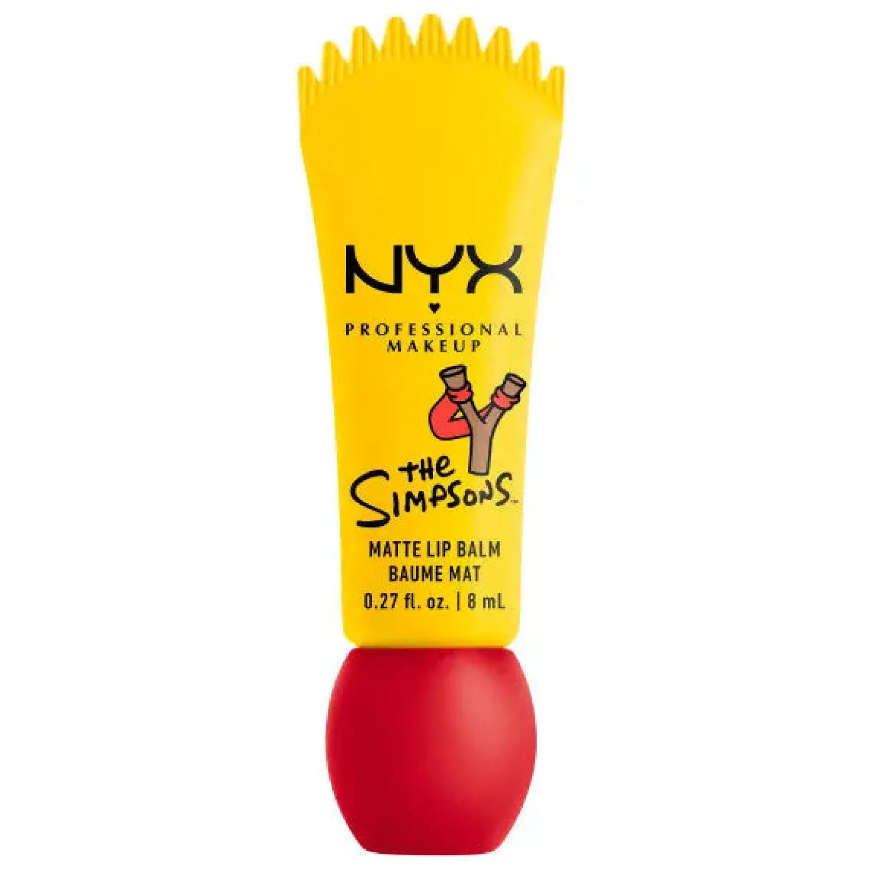 Simpson Smushy Blurred Finish Matte Lip Balm Bart Rebel Red