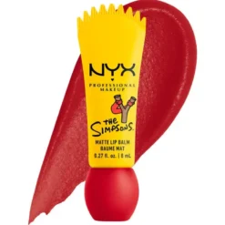 Simpson Smushy Blurred Finish Matte Lip Balm Bart Rebel Red