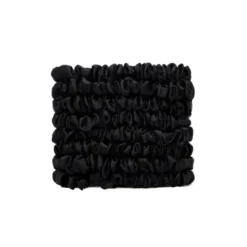 Small Satin Scrunchies Black