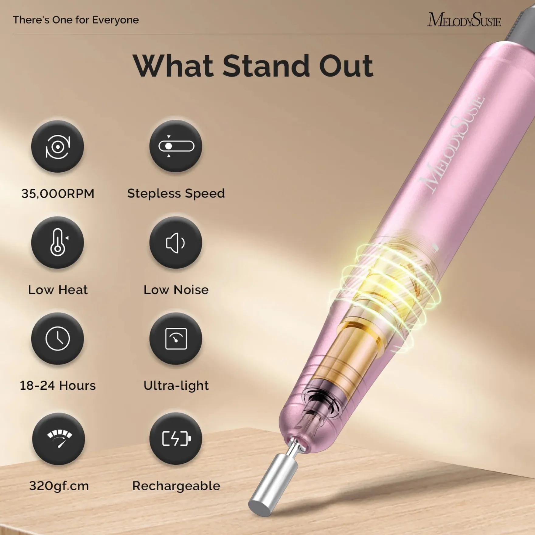 SM320G Nail Drill Pink