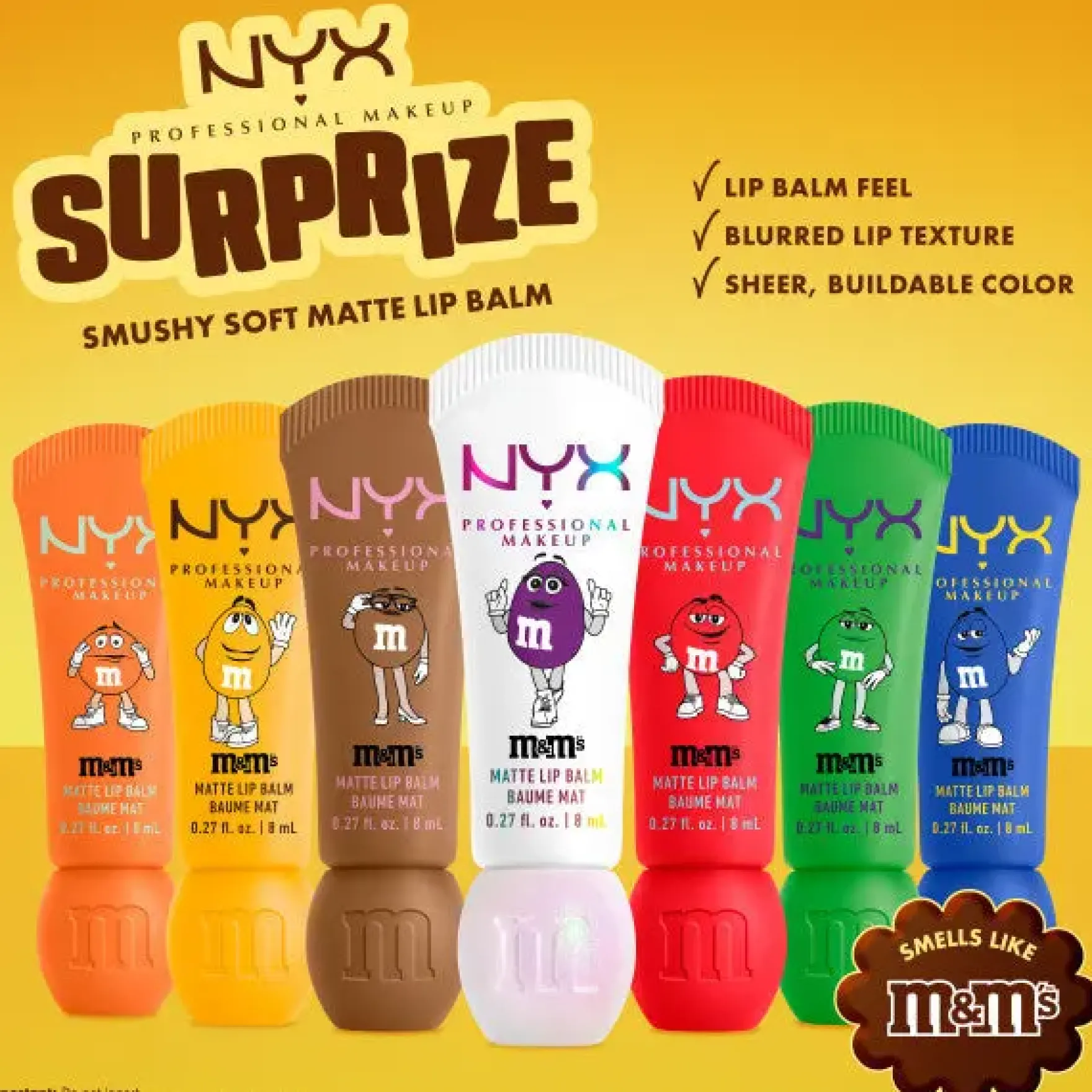 Smushy Matte Lip Balm M&M'S Surprize