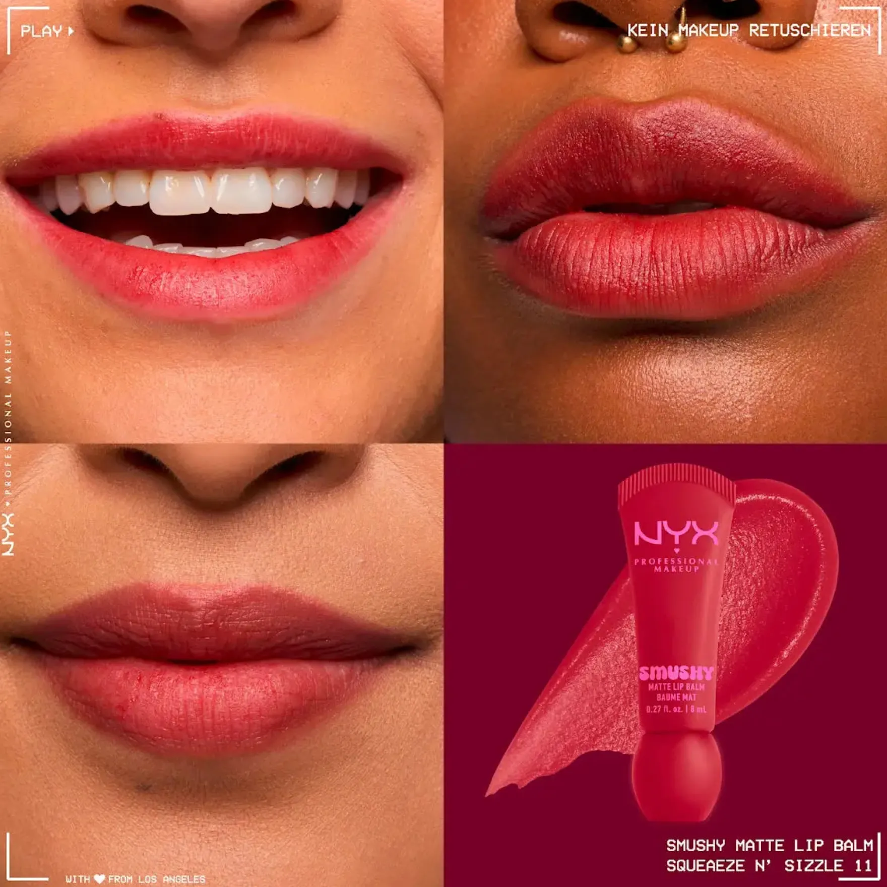 Smushy Matte Lip Balm Squeeze N'Snizzle