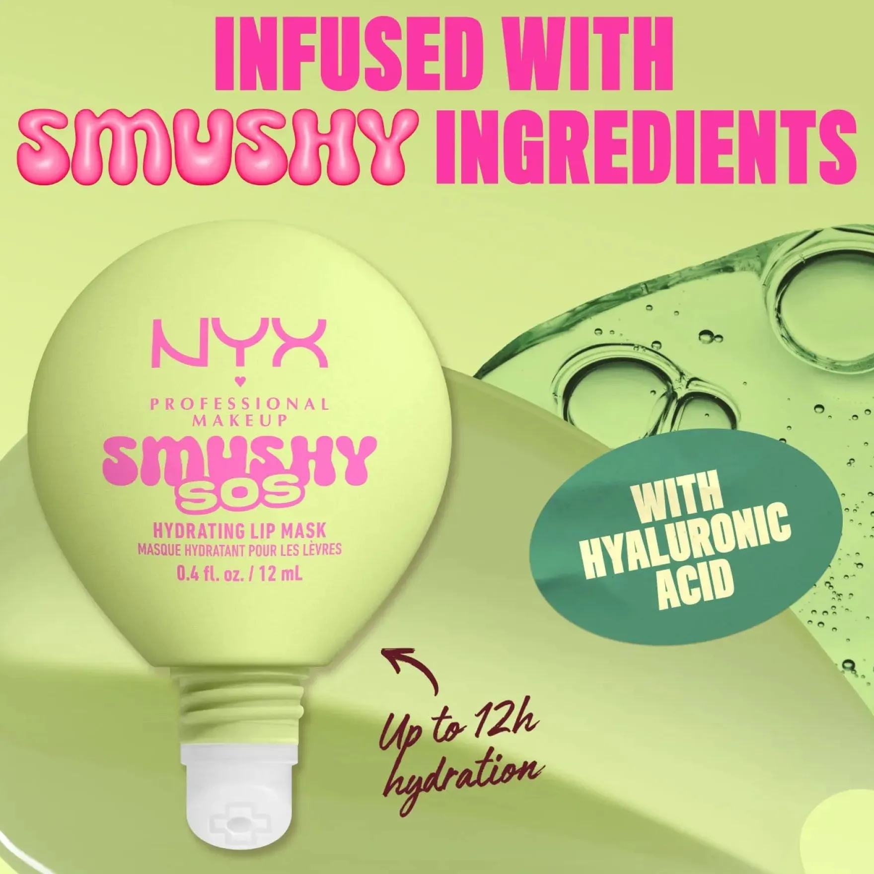 Smushy SOS Lip Mask 01 Green Sereni Tea
