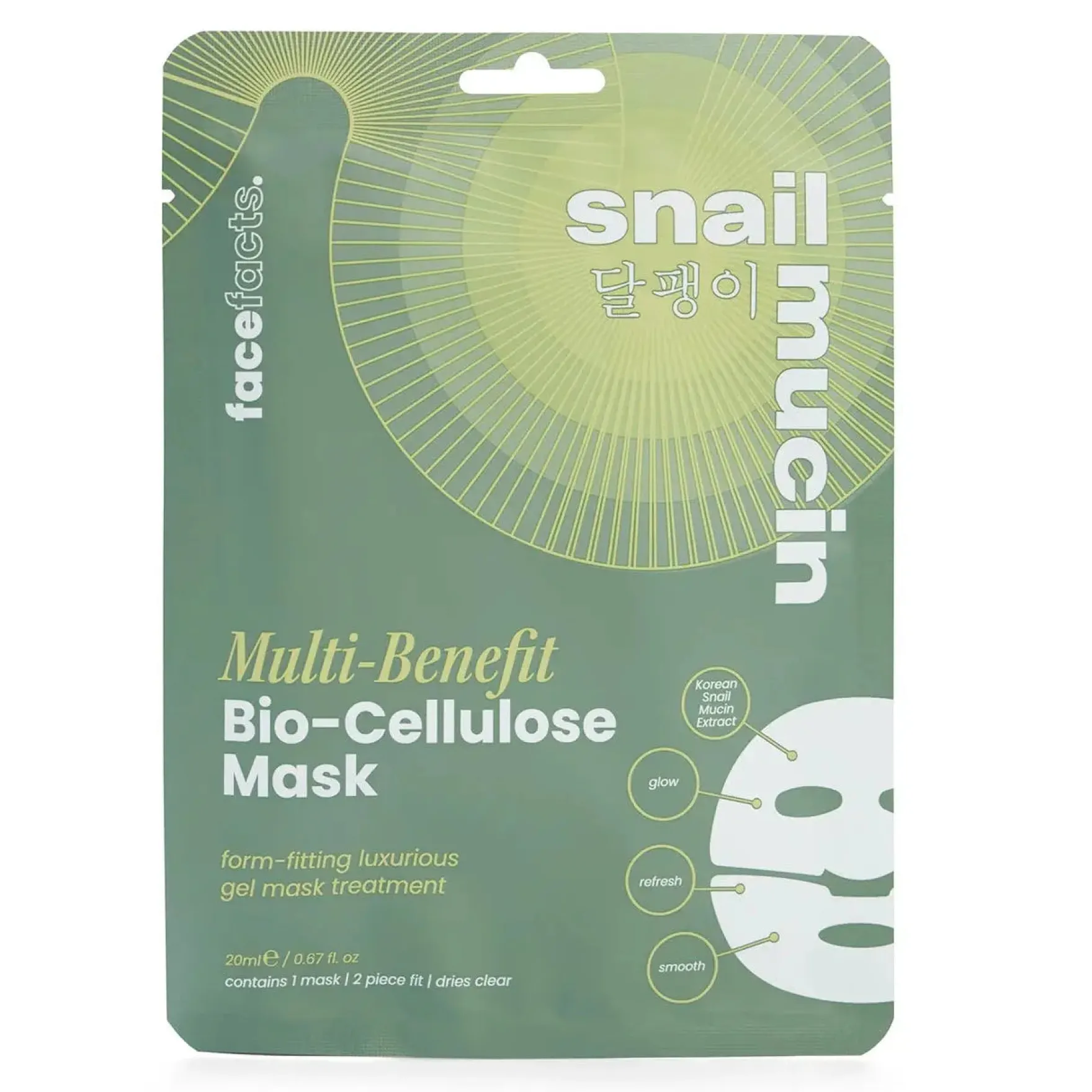 Snail Mucin Multi-Benefit Biocellulose Masque