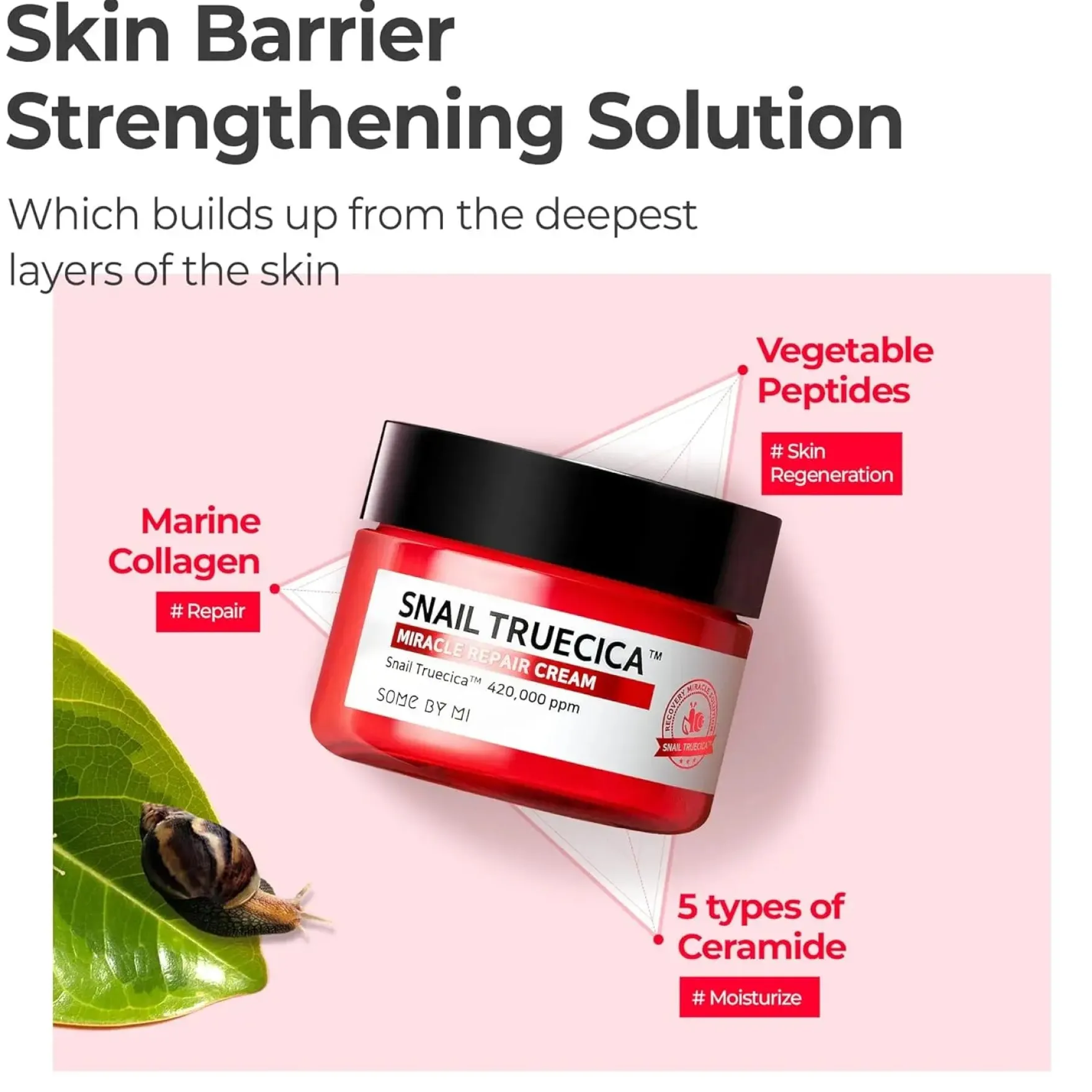 Snail Truecica Miracle Repair Cream