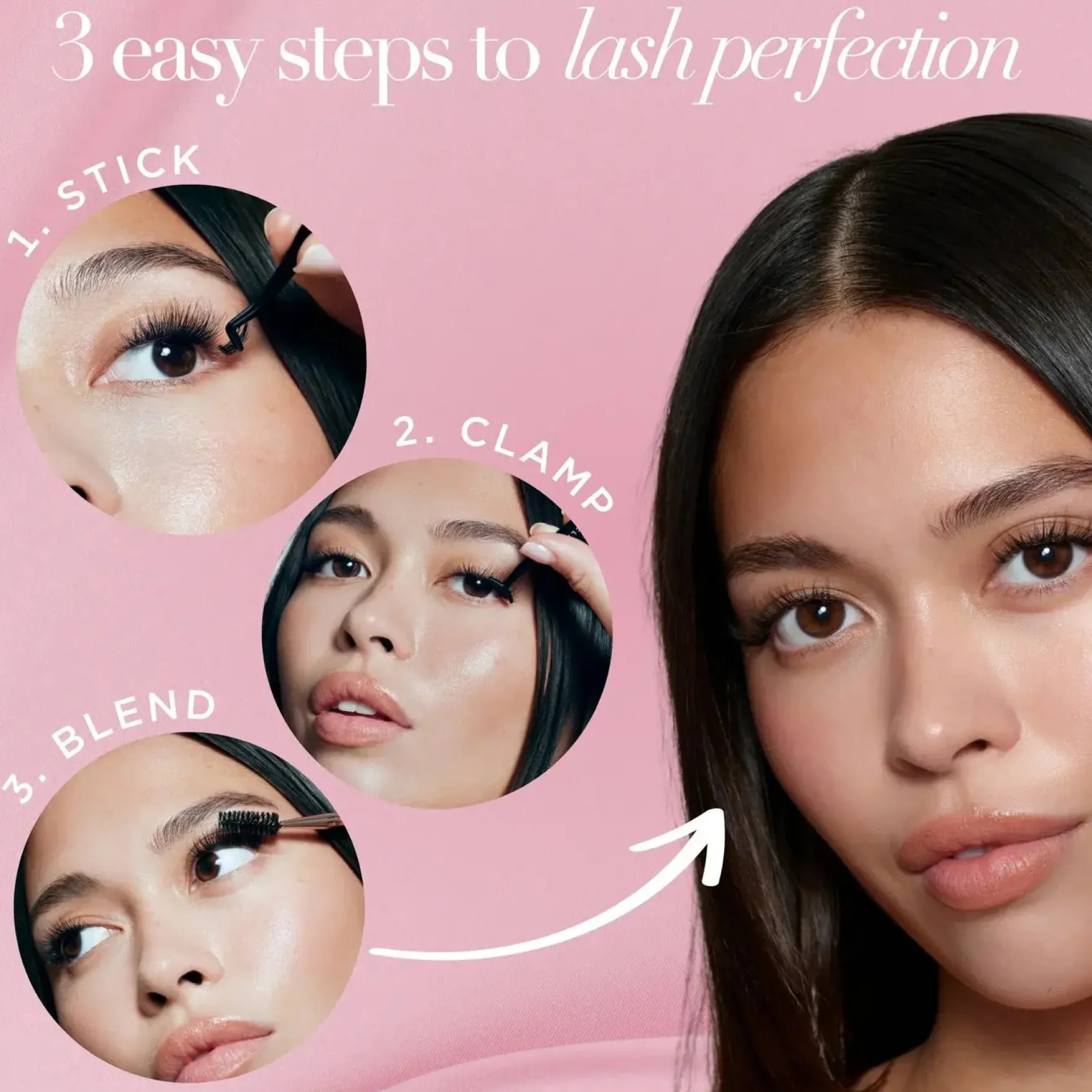 Soft Definition Single Length Pre-glued Lashes 10 mm Short