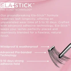 Soft Definition Single Length Pre-glued Lashes 10 mm Short