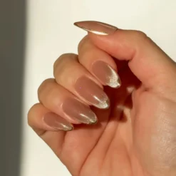 Soft Gel Press-On Nails Gold Digger