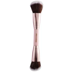 Soft Pink and Gold Foundation and Face Duo Brush