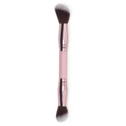 Soft Pink and Gold Foundation and Face Duo Brush