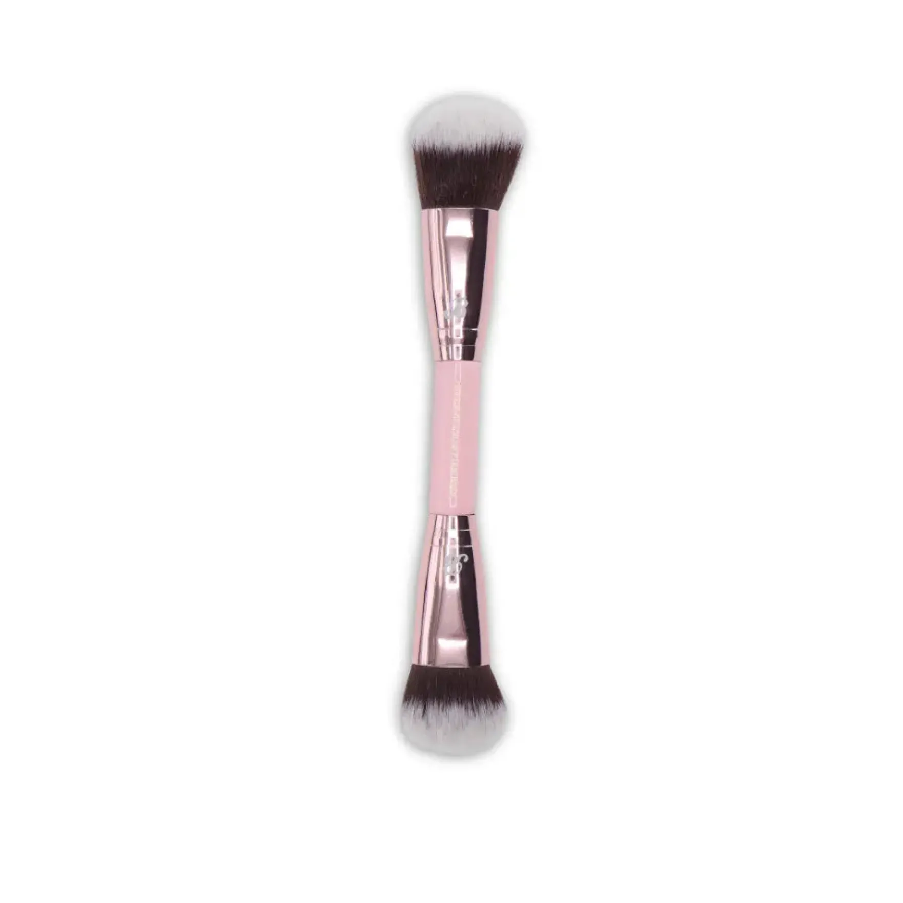 Soft Pink and Gold Foundation and Face Duo Brush