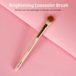 Soft Pink & Gold Brightening Concealer Brush
